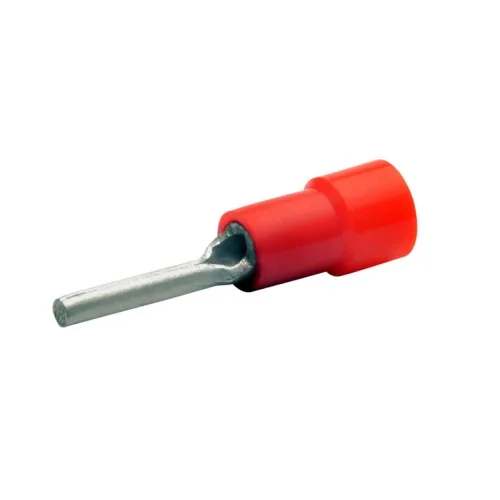 Наконечник изолированный 0,5-1,5 мм.кв., штыревой KLEMSAN KIK 1-1,5 592010
