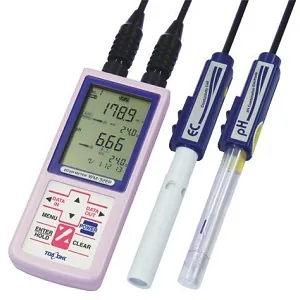 2-канальный портативный измеритель электропроводности/pH DKK-TOA WM-32EP