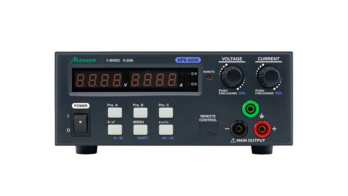 Источник питания постоянного тока Manson KPS-6200