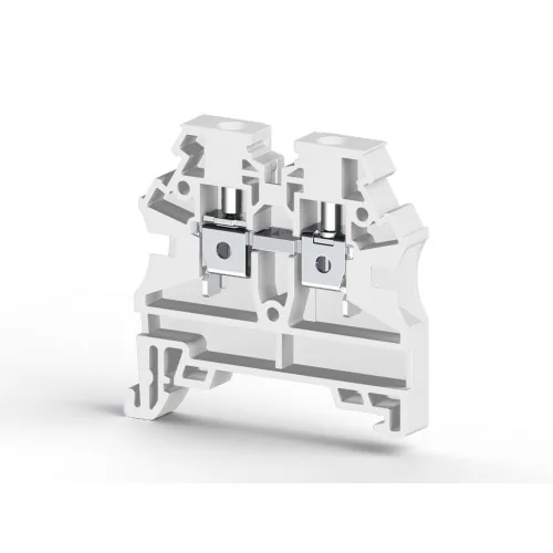Винтовой клеммник на DIN-рейку 4 мм.кв. белый KLEMSAN AVK4 RD RP 304216RP