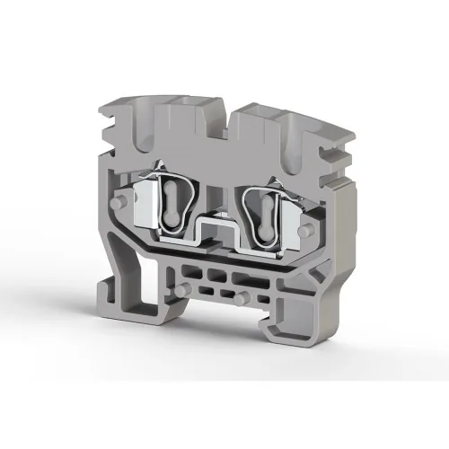 Миниклеммник пружинный на DIN-рейку MR15, 2,5 мм.кв. серый KLEMSAN MYK2,5 306429