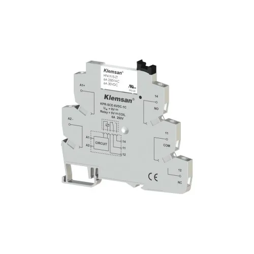Интерфейсное реле KLEMSAN KPR-SCE-6VDC-1C 6A 270794