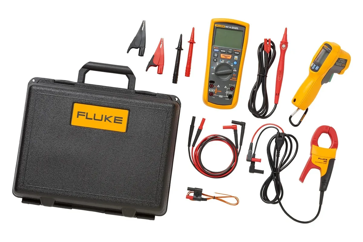 Комплект мультиметр-мегаомметр-токовые клещи Fluke 1587/MDT FC