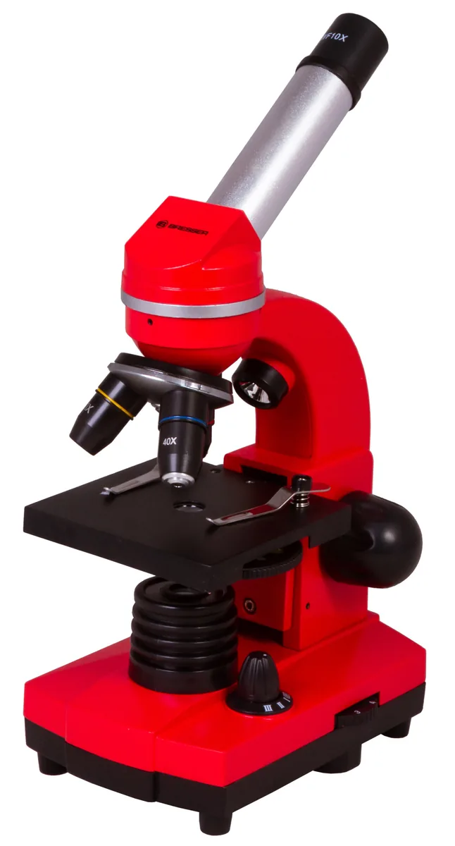 Микроскоп Bresser Junior Biolux SEL 40x-1600x красный