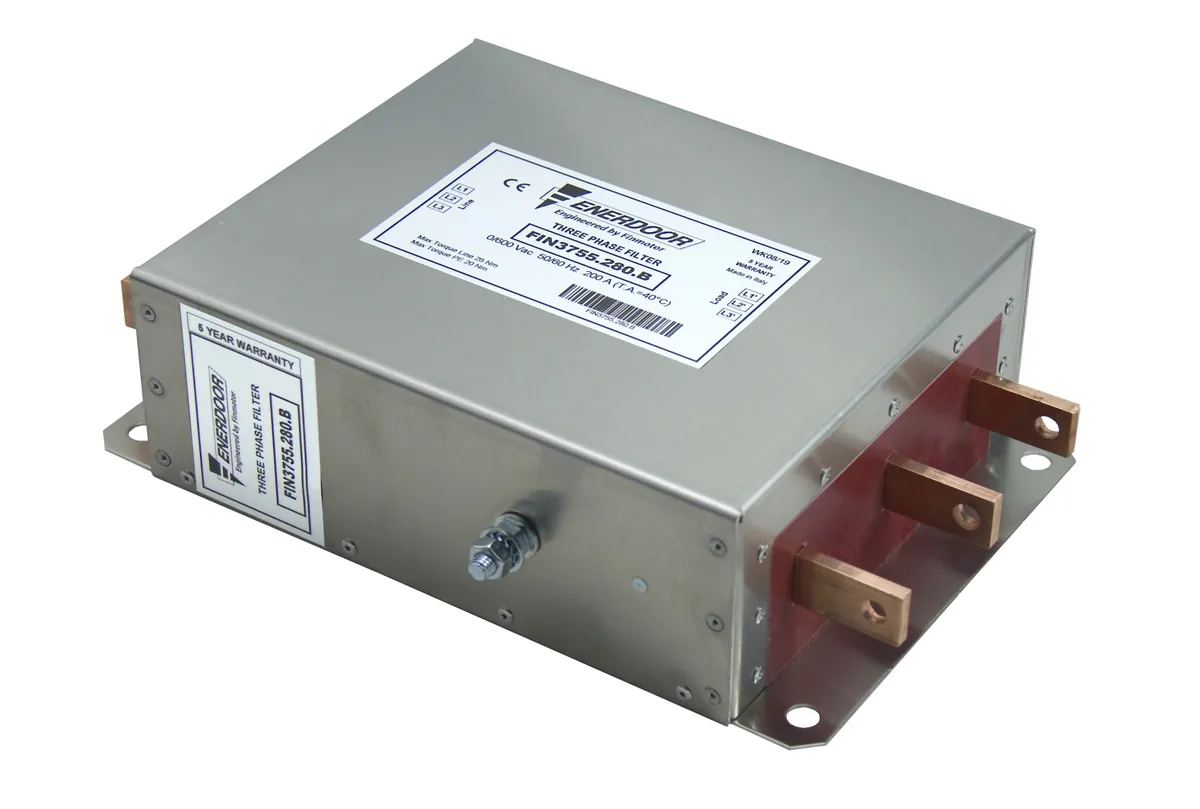 Трехфазный фильтр ENERDOOR FIN3755.(007 - 180).M