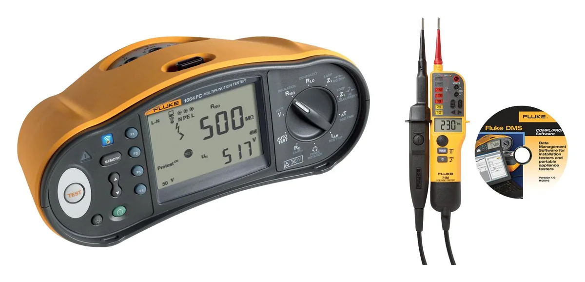 Тестер электрооборудования Fluke 1664 SCH-TPL KIT/D