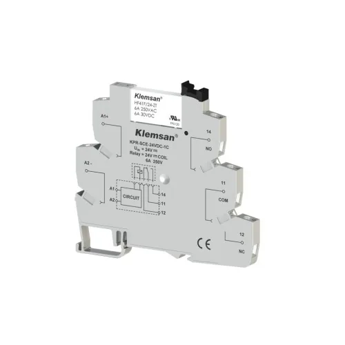 Интерфейсное реле KLEMSAN KPR-SCE-24VDC-1C 6A 270814
