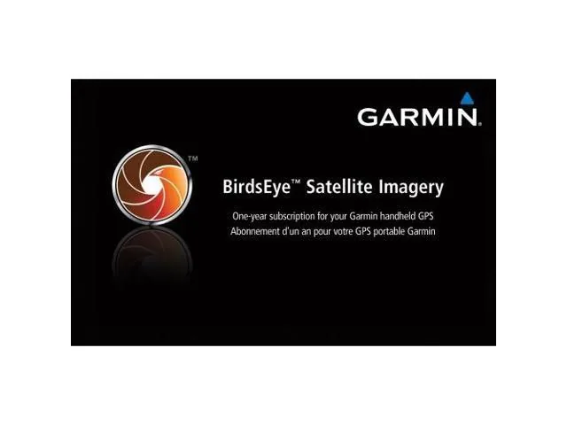 Карта Карта получения доступа к сервису Garmin BirdsEye